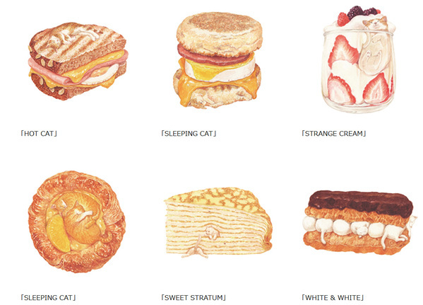 パン、プリン、猫…おいしい＆かわいいポストカード集 オレンジページの新シリーズ4冊同時発売！（11/29）