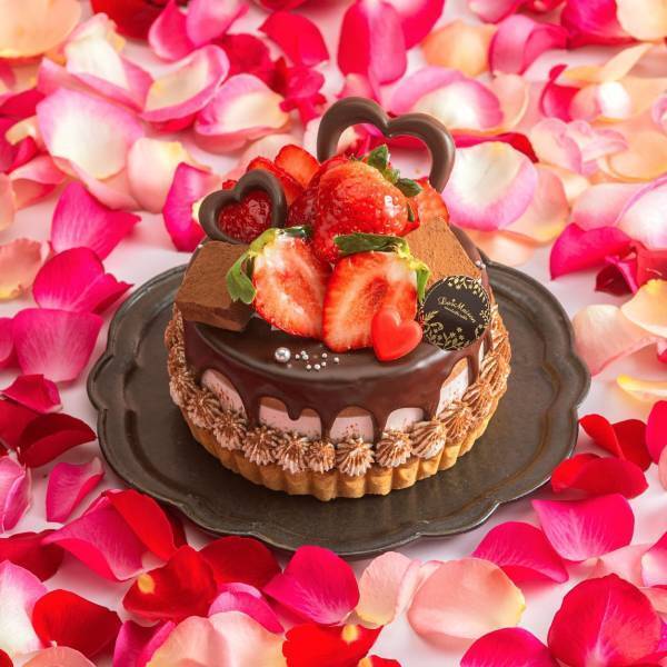 バレンタイン限定【ラ・メゾン】とろっとチョコがとろけるケーキタルト、2024年2月1日（木）期間限定販売