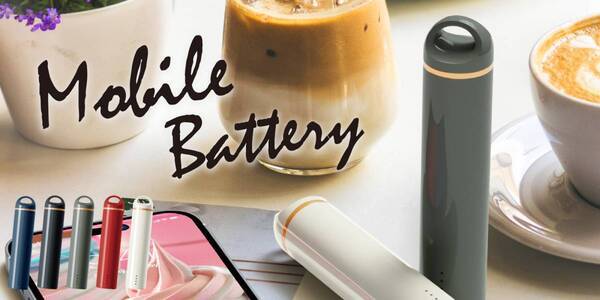 ポーチに収まる軽量コンパクトなスティックタイプのモバイルバッテリーを５色展開で株式会社PGAが3月13日から新発売