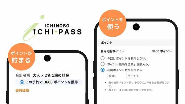 新オンラインポイントサービス「ICHI-PASS（イチパス）」スタート｜【宮城県・温泉リゾート一の坊】