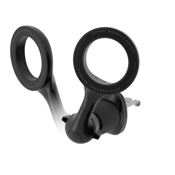 MagSafeに対応したiPhoneを容易に着脱できるカーエアコンの吹き出し口(ルーバー)に取り付け可能な車載用マグネットホルダーを株式会社PGAが5月20日より発売