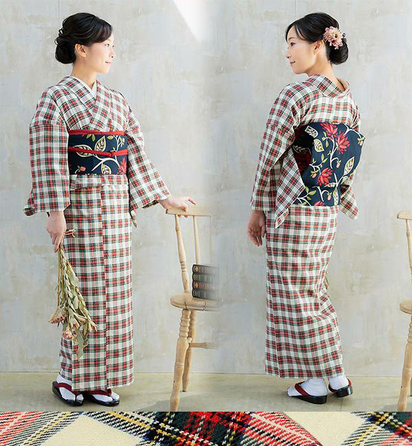 京都きもの町オリジナル木綿きものに新柄が登場