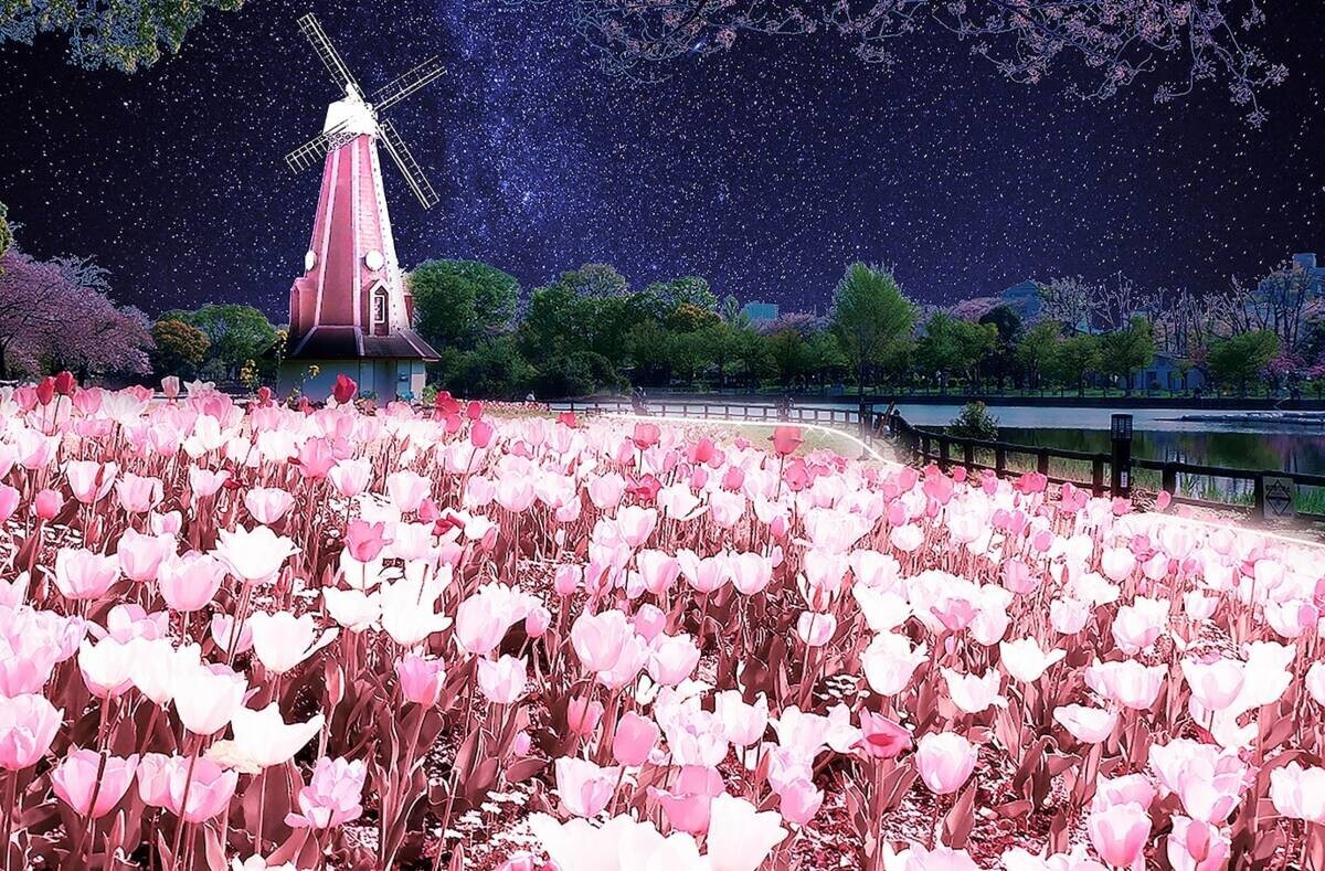 春爛漫の都立公園で、ライトアップを楽しもう！ 浮間公園・小金井公園・舎人公園で 「花と光のムーブメント」を3月22日から順次開催！