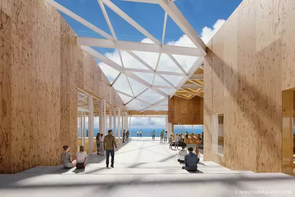 2025年秋、隈研吾氏による屋久島おおぞら高等学校　新校舎デザイン初公開