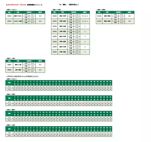 スプリング・ジャパン 2024年7月 天津線の増便および国内線の販売開始について