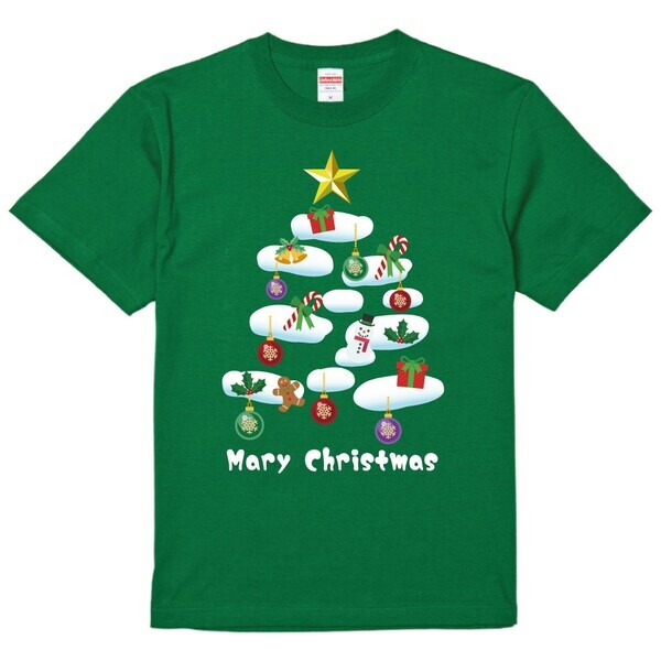 着るだけでクリスマス気分！クリスマスツリーTシャツ12月7日(土)新発売！