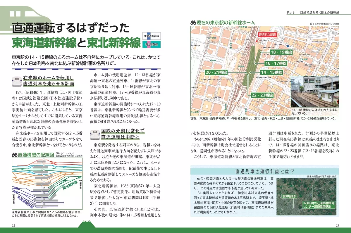 全10路線120駅の成り立ちがまるわかり!『地図で読み解く 日本の新幹線』が9月6日発売