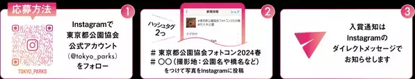 3/27～募集開始！春のTOKYO Instagramフォトコンテスト2024～都立公園・庭園・隅田川でたのしむ春～