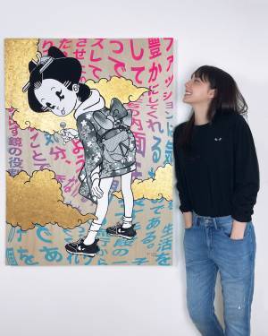 米国や香港で活躍するペインターSHISHIDOMIAの個展「 JAPANOLOGY」が1月27日（土）より2月4日（日）まで、MEDEL GALLERY SHUで開催