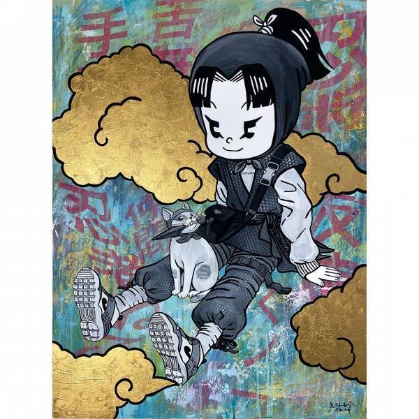 米国や香港で活躍するペインターSHISHIDOMIAの個展「 JAPANOLOGY」が1月27日（土）より2月4日（日）まで、MEDEL GALLERY SHUで開催