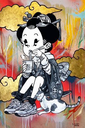 米国や香港で活躍するペインターSHISHIDOMIAの個展「 JAPANOLOGY」が1月27日（土）より2月4日（日）まで、MEDEL GALLERY SHUで開催