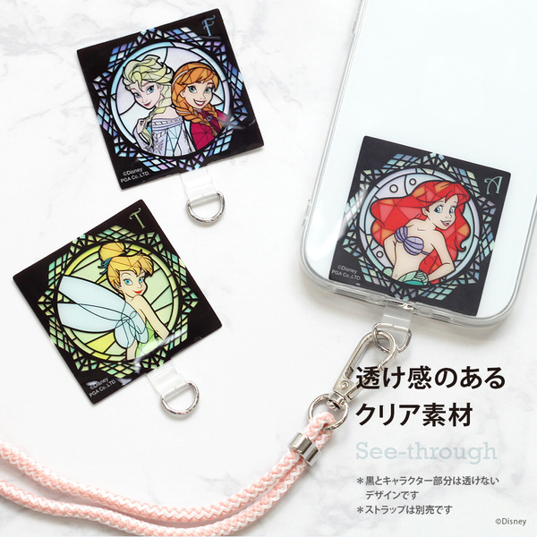 ディズニーキャラクターデザインのステンドグラス風デザインのステッカーやスマホ用ストラップホルダーを株式会社PGAが3月6日から開催のDisney The Marketで先行発売