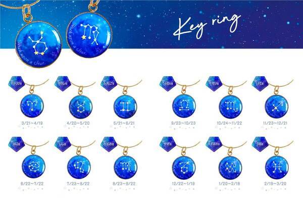 【ホワイトデー割】ネコや星が好きなかたへの贈り物に。12星座からえらべる“ネコと星座のギフト”。ホワイトデーのお返し、お誕生日プレゼントなどに。