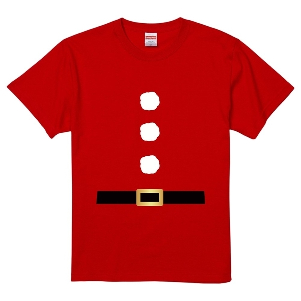 クリスマスには、かわいくて実用的なサンタデザインTシャツでコスプレ気分！なりきりサンタTシャツ12/2(月)新発売！