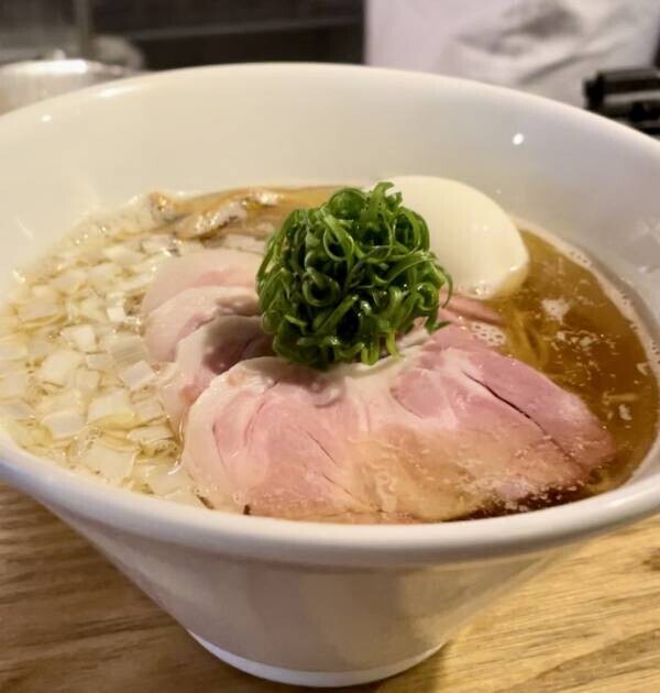 中野【名店「中華そば 勝本」の出身店主が作るアニマルオフスープ】「のど黒らぁ麺 永屋」】オープン