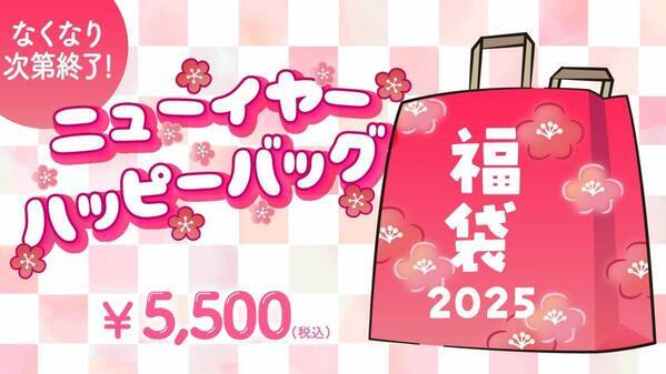 何が当たるかはお楽しみ！かわいいハローキティがたくさん詰まったお正月の特別な福袋 『ハローキティの福袋』 2025年1月1日より販売開始