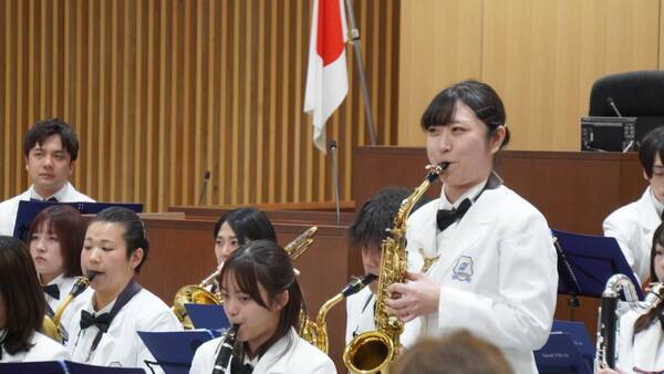 大阪国際大学・大阪国際大学短期大学部の吹奏楽部が守口市議会場コンサート「奏でるMORIGUCHI2025」で出演