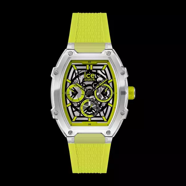 アイスウォッチ - 大胆×透明感！トノー型クリアケース× 鮮やかな5色展開