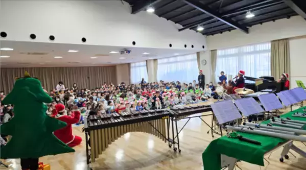 音楽の力で地域を笑顔に！IPU生のクリスマスコンサートに園児も保護者も熱中！