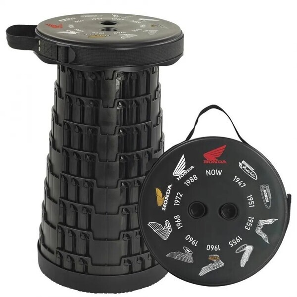 ●生産数1000個限定●歴代 Honda ウイングマークの折り畳みスツール、予約開始！