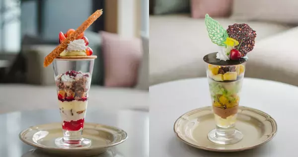 【湯田中温泉】信州の夏を彩る贅沢パフェ2種が登場！さくらんぼ×マスカルポーネ、バジル×チョコの意外な組み合わせ