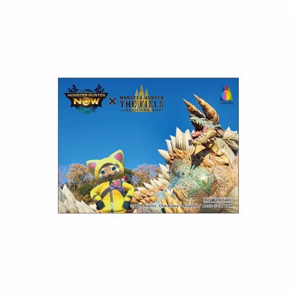 大人気スマートフォン向けアプリ『モンスターハンターNow』と初コラボ！ 『モンスターハンター・ザ・フィールド inニジゲンノモリ』 ×『モンスターハンターNow』タイアップキャンペーン