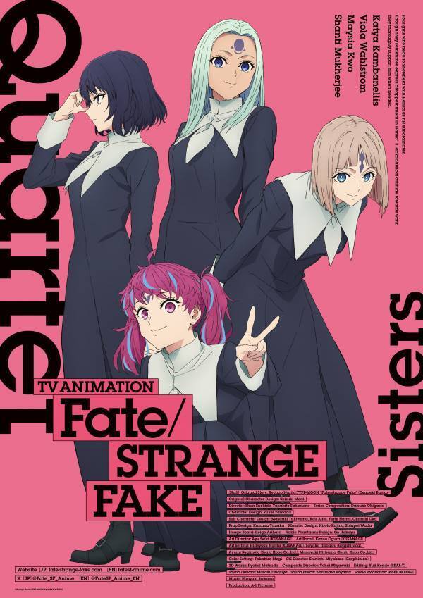 【Fate/strange Fake】 TVアニメーション2025年放送決定！ 最新PV、新規「キャラクタービジュアル」を公開！