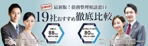 「債務整理相談ナビ」経由の弁護士、司法書士事務所への累計相談者数が2万人を突破