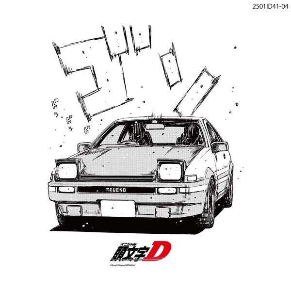 『頭文字D』AE86 半袖Tシャツ 予約販売開始