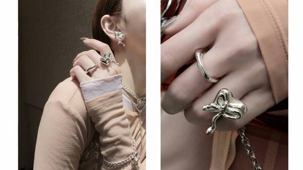 アクセサリーブランド   Soierie<ソワリー＞ 25 A/W Collectionより一部先行発売 「Distort series」