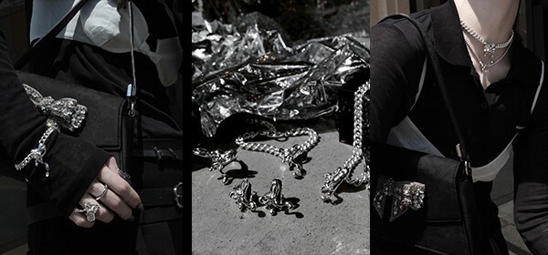 アクセサリーブランド   Soierie<ソワリー＞ 25 A/W Collectionより一部先行発売 「Distort series」