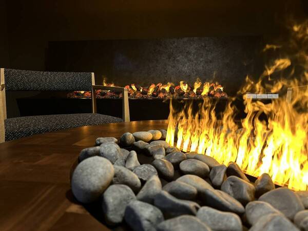 自在に色を変える“炎”で空間演出に新たな魔法を。フルカラーLED搭載のビルトイン電気暖炉が新登場