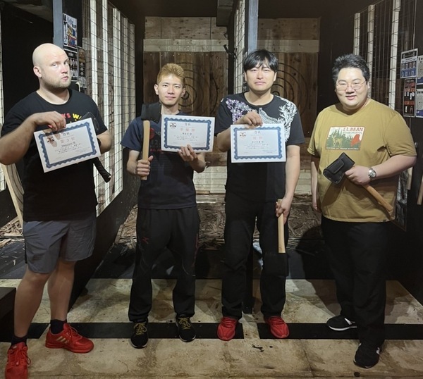【斧投げ大会・開催報告】"Japan Axe Throwing League 2022 " をTHE AXE THROWING BAR®︎ にて9月25日に開催！