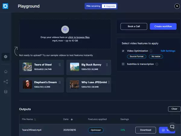 ビーマー社、新機能「Beamrプレイグラウンド」と革新的な料金体系を発表｜動画軽量化体験をよりシンプルかつ柔軟に