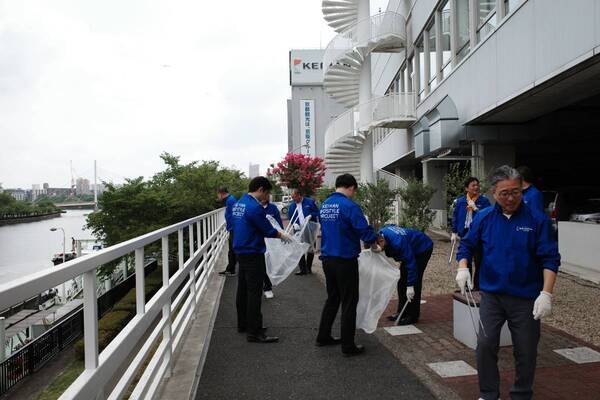 ホテル京阪「KEIHAN BIOSTYLE PROJECT」地域清掃活動を開始