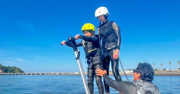 【湘南・江ノ島の海で気軽に楽しめる】ちょっとヨットビーチマリーナ江ノ島で格安の「体験サーフィン」を開始しました！