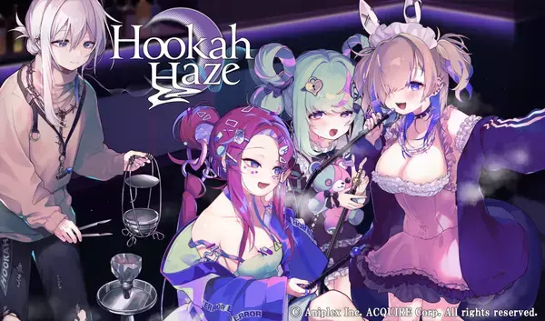 シーシャ（水たばこ）が紡ぐヒューマンドラマアドベンチャー 『Hookah Haze』 開店1周年を記念したイラストを公開！