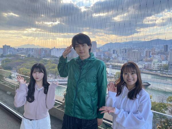 水の都・広島をランニングで堪能「旅ランＴＶ広島市編」連続出演中の山本杏奈が衝撃の発表を⁈【広島ホームテレビ】