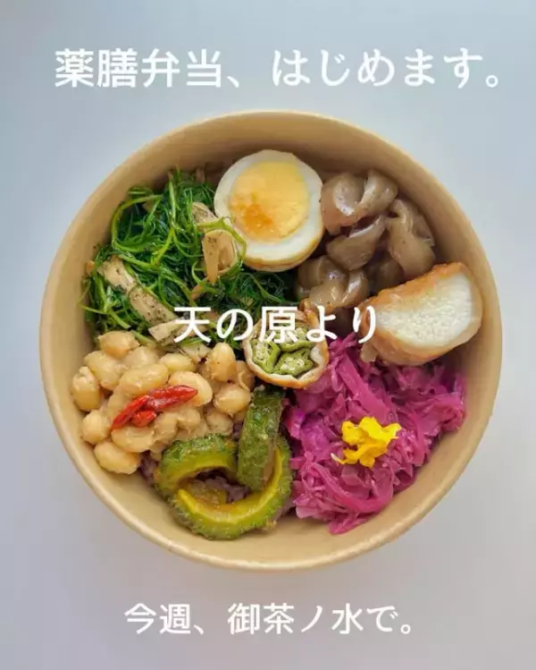 御茶ノ水【薬膳弁当専門店】「天の原」オープン