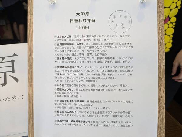 御茶ノ水【薬膳弁当専門店】「天の原」オープン