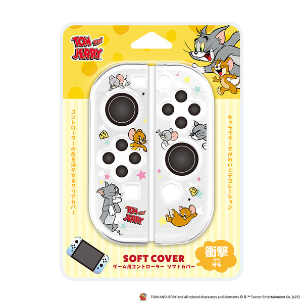 「トムとジェリー」デザインのゲームコントローラー用ソフトカバーを株式会社PGAが1月30日より新発売