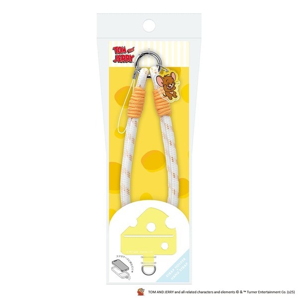 「トムとジェリー」デザインのストラップホルダー付きハンドストラップを、株式会社PGAが1月27日より新発売