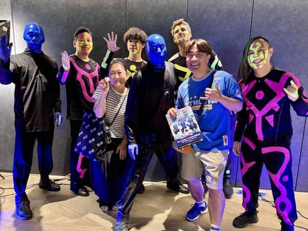 ブルーマン、歌舞伎町BON ODORIに電撃参戦！東京おとめ太鼓とのコラボで会場が熱狂！