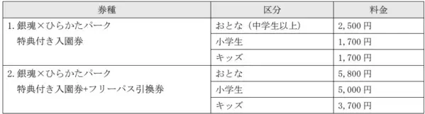 ひらかたパークで、TVアニメ『銀魂』とのコラボイベント  「銀魂×ひらかたパーク」を開催