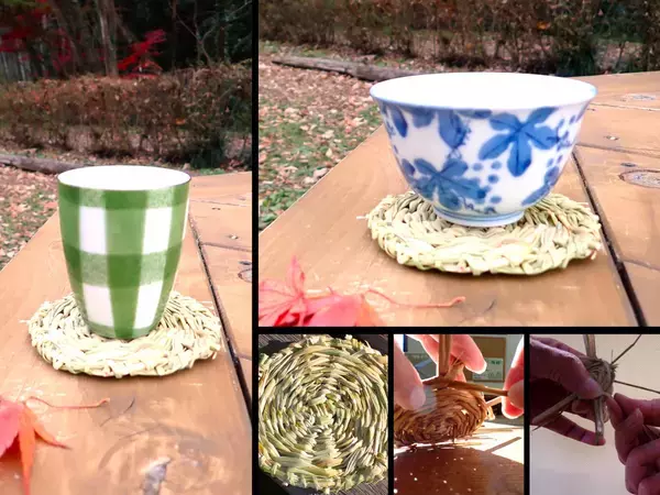 天然素材でクラフト体験！2月23日(日・祝)小峰公園で「稲わらでコースターを作ろう！」参加者募集中！