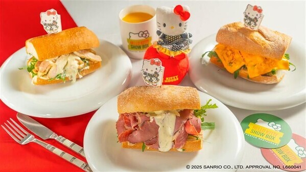 ボリューム満点のサンドイッチが新登場！ 「HELLO KITTY SHOW BOX」 新メニュー 8月1日より提供開始