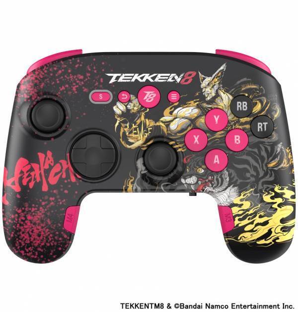 『鉄拳8』デザインのPC用6ボタンコントローラー＆専用ケース発売決定！