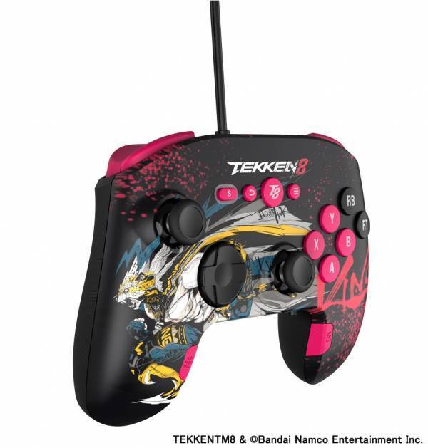 『鉄拳8』デザインのPC用6ボタンコントローラー＆専用ケース発売決定！