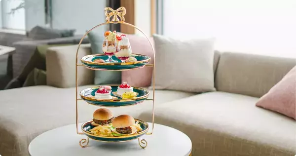 【長野・湯田中温泉】温泉付き個室でも楽しめる！　夏の贅沢アフタヌーンティー登場