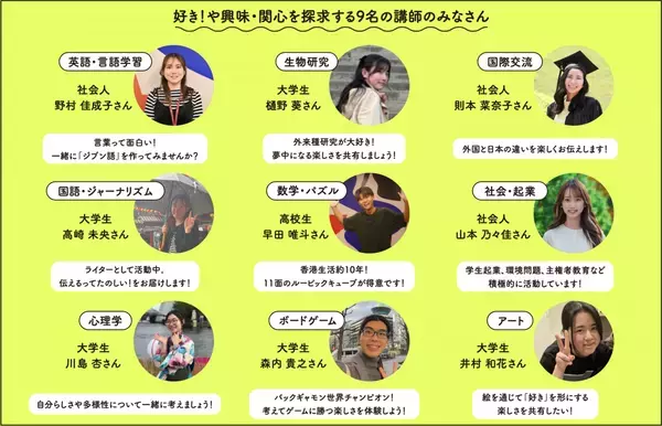 【7/19無料】発見！未来につながる「好きと学び」体験型キャリアデザイン教室 IN 世田谷を開催